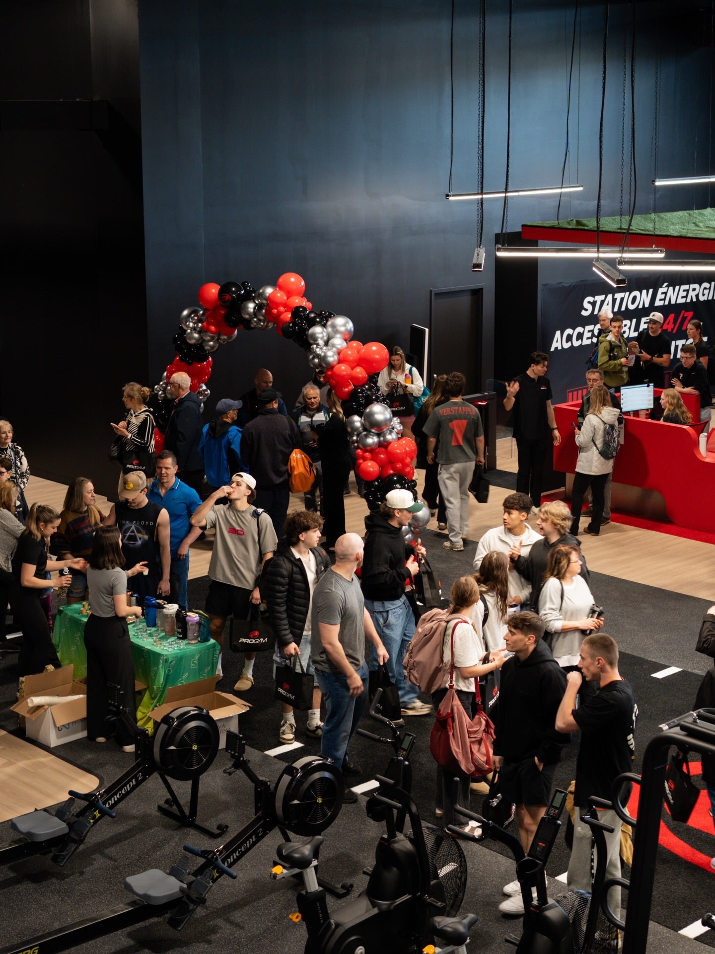 The gym before the doors open, and long after they close.